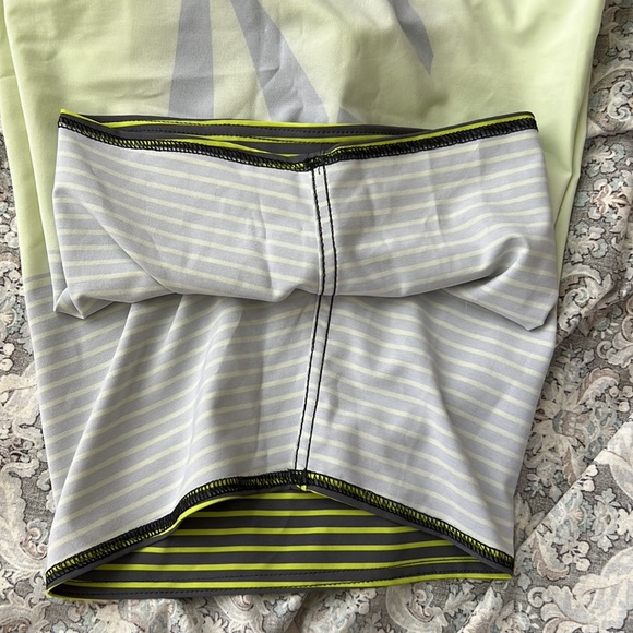 Volcom Lime Black & Gray Board Shorts With side zip pocket Size 33 - Picture 13 of 13